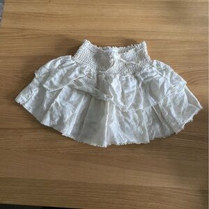 Zara Kids Ruffle Smocked Waist Skirt